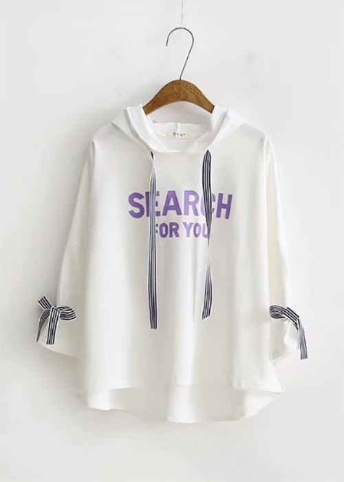 Over-size Graphic Print Sweatshirt